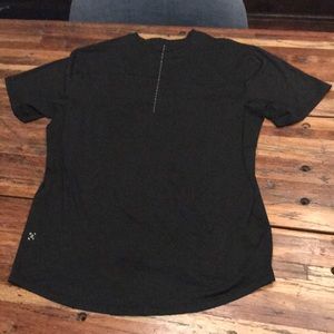 Lululemon charcoal gray - silver lined shirt